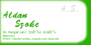 aldan szoke business card
